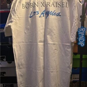 BORN X RAISED Los Angeles white tee